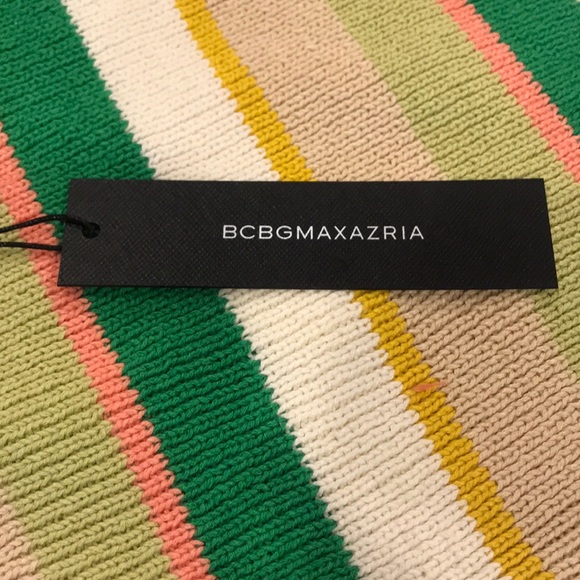 NWT BCBGMAXAZRIA Ribbed Bow Tie Tank - Picture 5 of 9